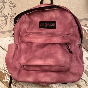 Jansport Superbreak Plus FX backpack mauve/berry tie dye